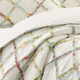 Laura Ashley Home Rüschen Garden Collection dekbed, 100% katoen, Ultra zacht, Voor alle seizoenen, Omkeerbaar, Elegant, Tweepersoonsbed, Crèmekleur (197783) Dekbedden en dekbedden Naty Shop