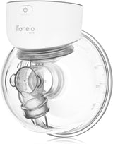 Eenvoudige elektrische moedermelkpomp LIONELO Fidi Free 180 ml, draagbare pomp met 2 fasen, energiebesparend 9 niveaus, 3 maten siliconen trechters Timer Accessoires Voeding en borstvoeding Bebe Naty Shop