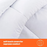 Silentnight so Snug 534222GE dekbed voor kingsize bed, 15 Tog, warm, gezellig, dik, hypoallergeen en machinewasbaar, wit, kingsize bed Quilts en dekbedden Naty Shop