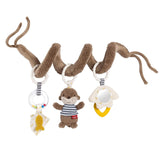 Fehn Activity Spiral Sleeping Forest - kinderwagenspeelgoed met aanraking en vastgrijpen - babyspeelgoed voor bed, box, kinderwagen en autostoel - speelgoed voor motorische activiteit voor baby's en peuters vanaf 0+ maanden Babyspeelgoed Naty Shop Otter