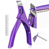 Saviland nagel manicure cutter cutter met 15 magneten, gelnagels nageltrimmer manicure nagel cutter voor kunstnagels gelnagels acrylnagels kunstnagels (rood rood)