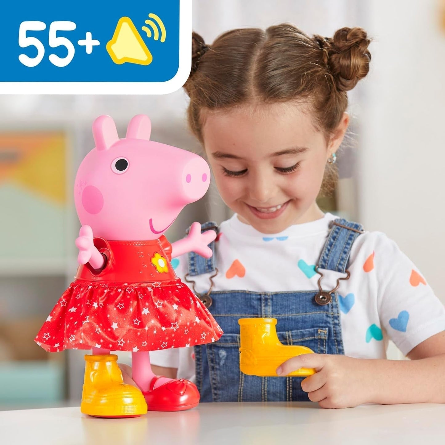 Peppa Pig Peppa'S Mud Puddle Party Doll - Duitse versie, roze of roze Naty Shop-poppen