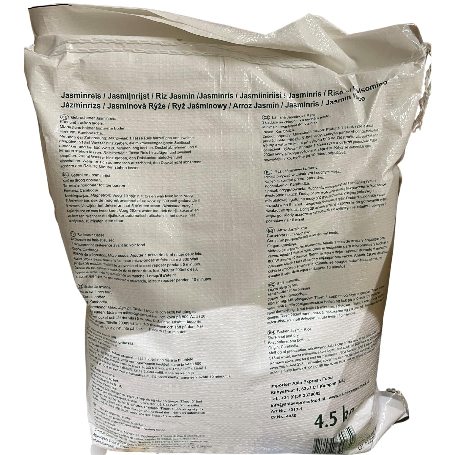 Royal Orient - Rijst met jasmijn - (1 x 4,5 kg)