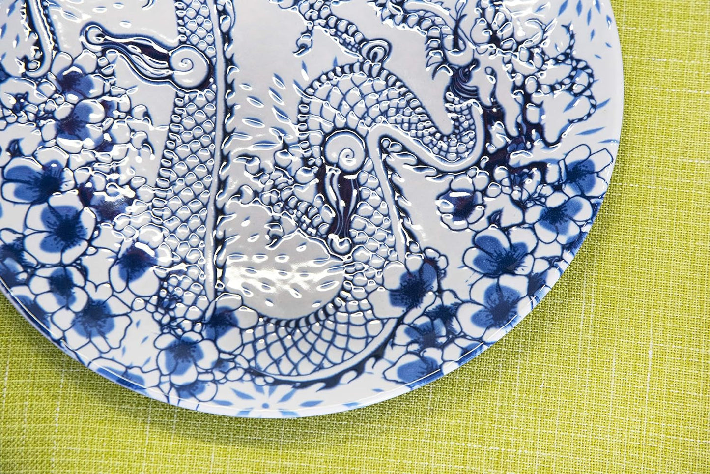 Excelsa Zen serviesset, 18-delig, keramiek, wit en blauw