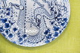Excelsa Zen serviesset, 18-delig, keramiek, wit en blauw