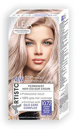 Color & Care permanente haarkleuring 120ml, professioneel resultaat, dekking van grijs haar, verrijkt met olieverzorgende complexen - Langhoudende haarkleuring (10.1 Super Light Ash Blonde) Naty Shop Haarverf 10.72 Super Light Blonde Beige
