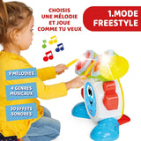 Chicco 00009820100000 Mi First Drumset met licht en geluid, 3 speelmodi Muziekinstrument met batterij voor kinderen, veelkleurig, groot Jucarii Bebe Naty Shop