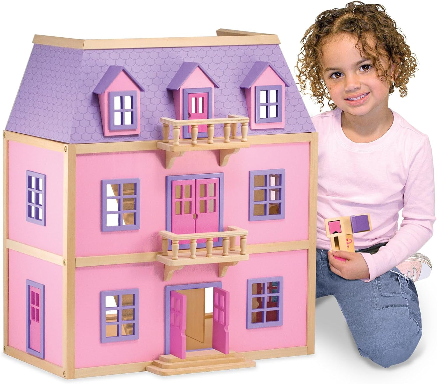 Melissa & Doug houten poppenhuis