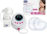 Chicco, draagbare elektrische borstkolf, 5 intensiteitsniveaus, 150 ml Accessoires Voeding en borstvoeding Bebe Naty Shop Milchpumpe + Sauger