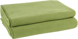 Zoeppritz deken in kleur: Rood, Gemaakt van 65% Polyester, 35% Viscose, Afmeting: 160X200 Cm, 103291-235-160X200 Zoeppritz Bedden en Hoezen Sinds 1828 650 groen 160X200 Cm