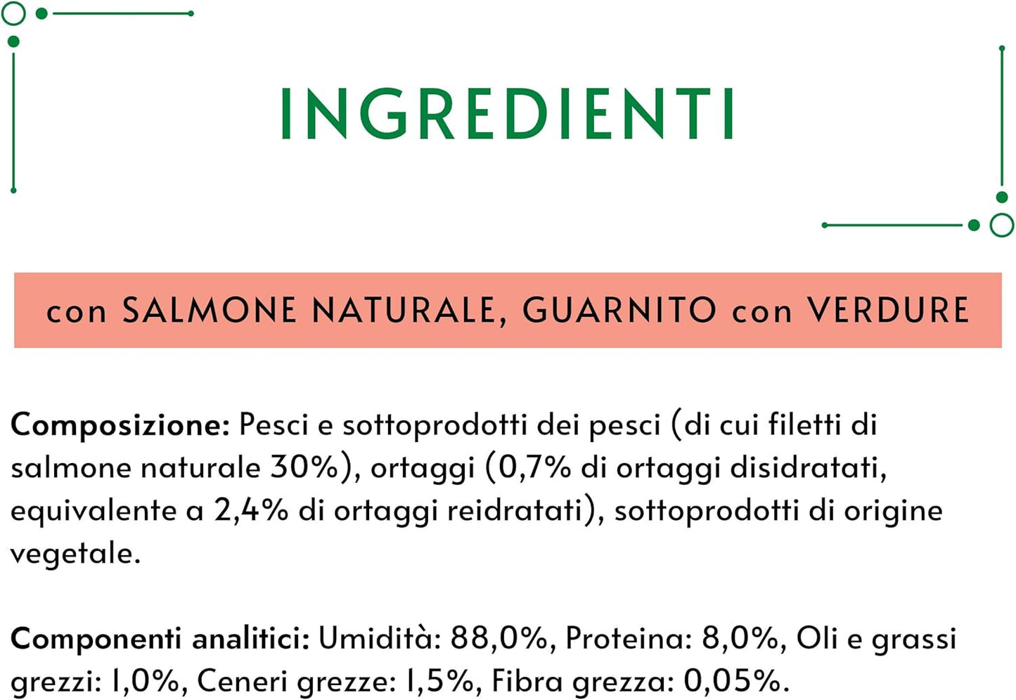 Crystal Delicate Suppenfond für die Katze, met natuurlijke Lachs, garniert met Gemüse, 40 g, 32 Stück