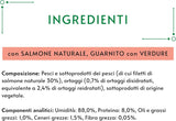 Crystal Delicate Suppenfond für die Katze, met natuurlijke Lachs, garniert met Gemüse, 40 g, 32 Stück