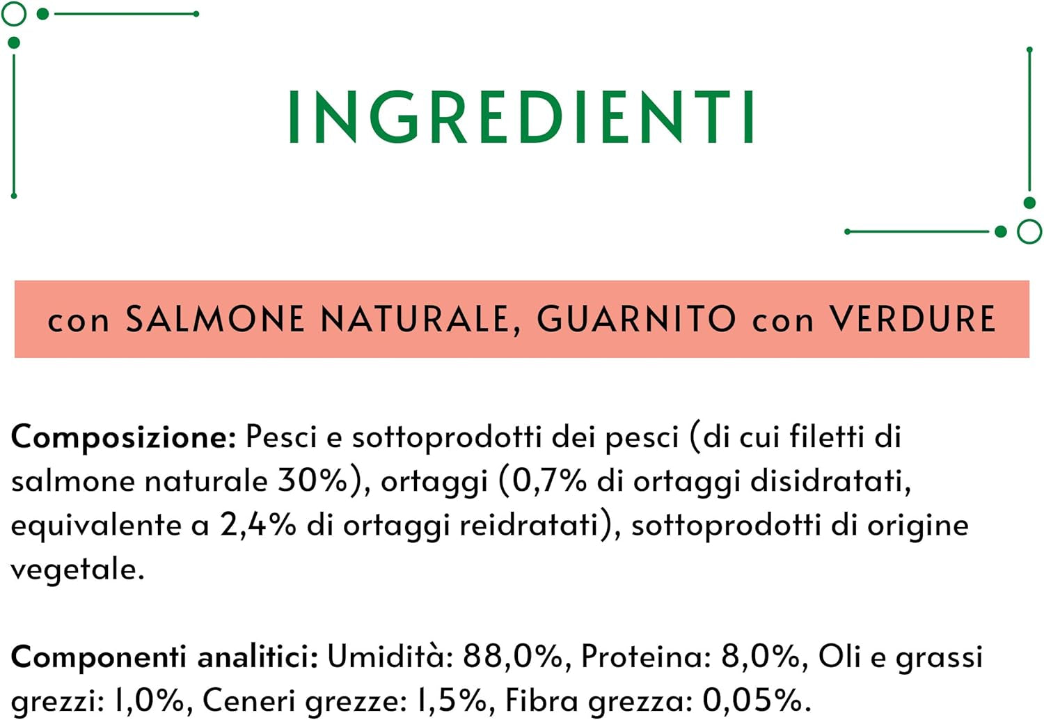 Crystal Delicate Suppenfond für die Katze, met natuurlijke Lachs, garniert met Gemüse, 40 g, 32 Stück