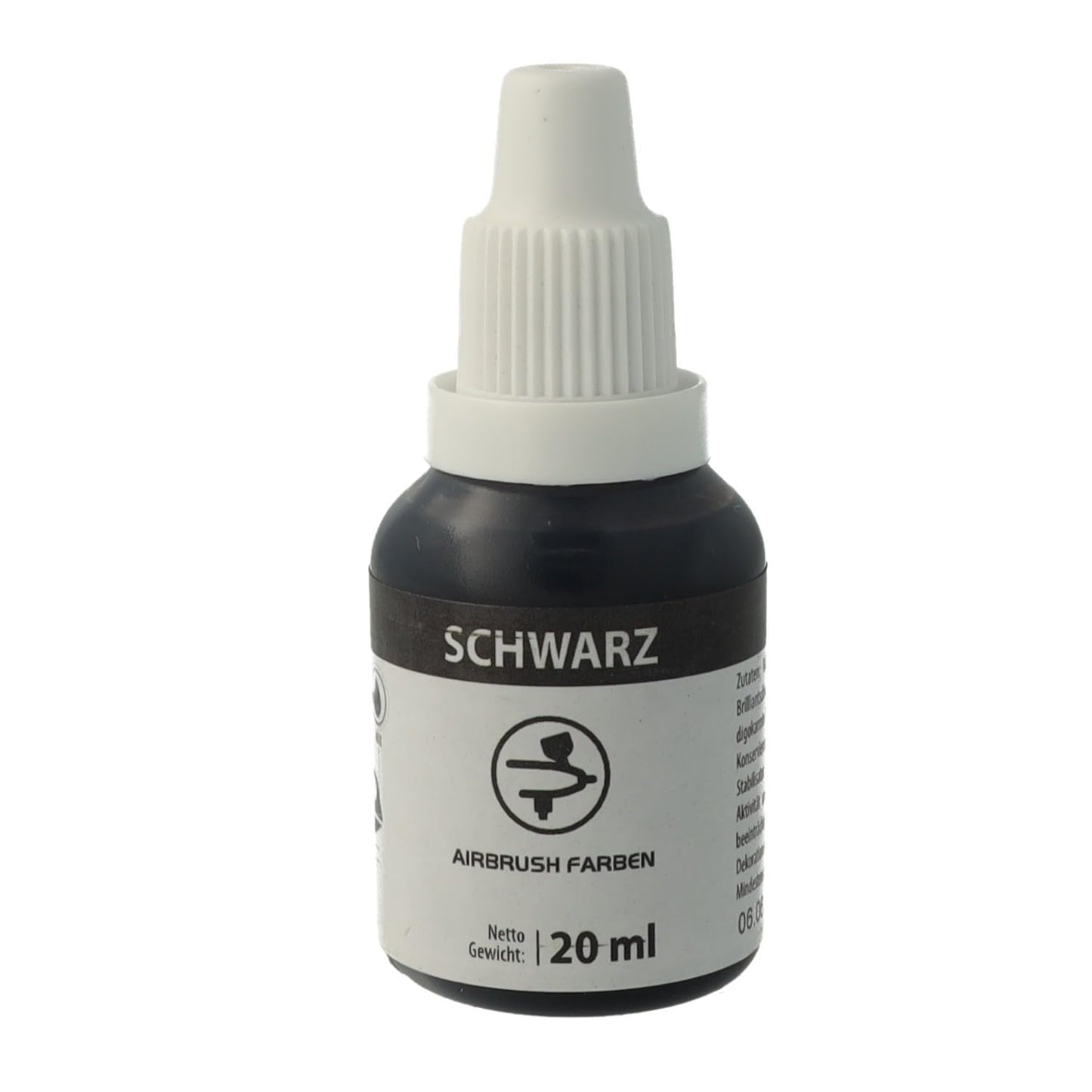 Kleurstof Bakeryteam Airbrush Zwart 20ml