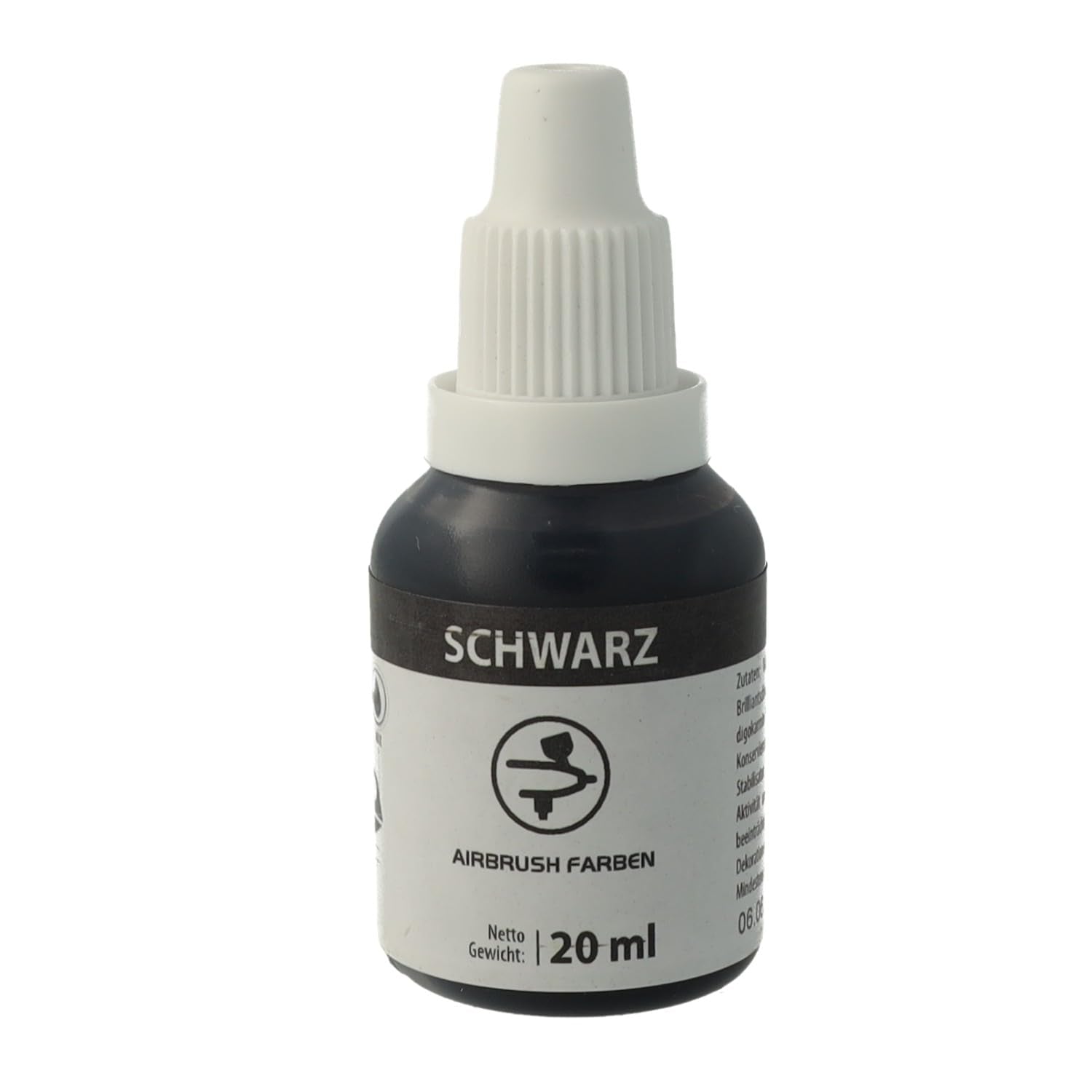 Kleurstof Bakeryteam Airbrush Zwart 20ml