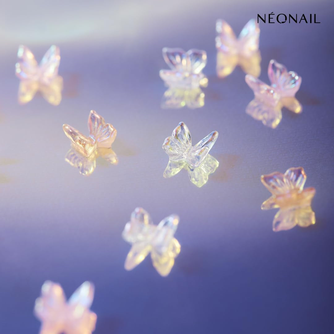 NÉONAIL Nageldecoratie 3D Nail Art Schmetterlinge - Nail Charms - Nägel Selber Machen - Nails - Nageldesign Accessoires - Nailart - Nail Art Zubehör - Nagel Deko - Nagelschmuck - Mehrfarbig