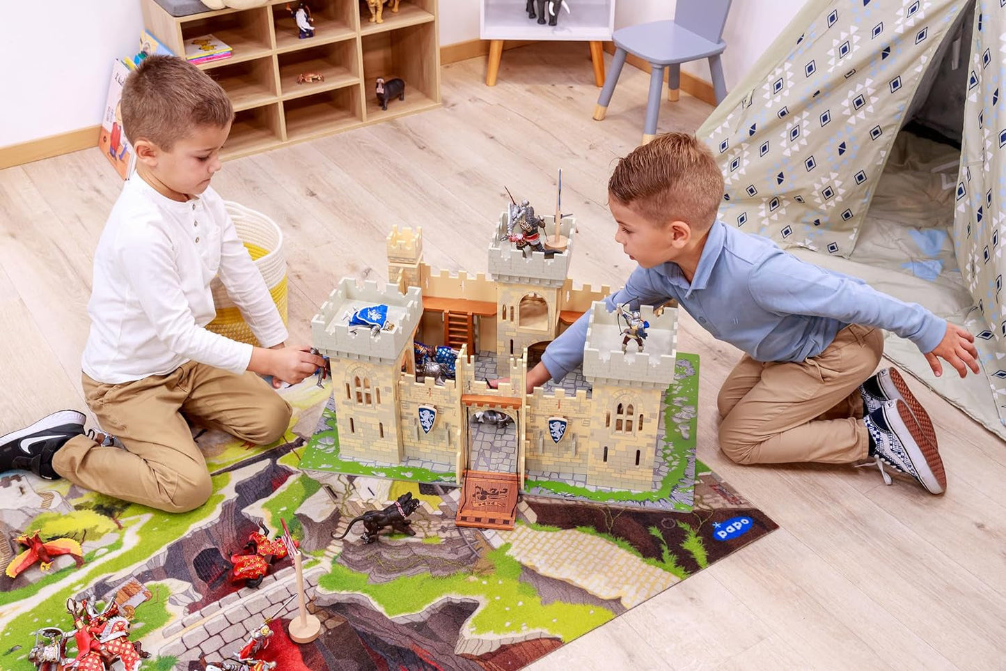 Papo 39922 Middeleeuws Drakenmeesterwapen - Fantasiefiguur, veelkleurig Actiefiguren Naty Shop