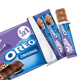 Milka & OREO repen – Alpenmelkchocolade met knapperige stukjes OREO koekjes in melkroom – 13 x 185g