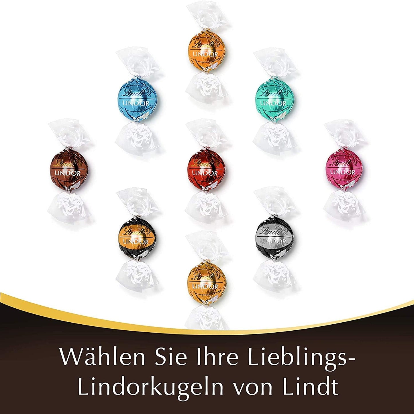 Geschenkdoos LINDOR Extra Zwart 70% Cacao, Geschenkchocolade, ca. 15 LINDOR-truffels, 186 g (pak van 2)