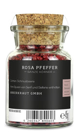 Ankerkraut, roze peper (Schinusbes), roze bessen, perfect voor Gin en Tonic, 45 gram Condimente Naty Shop