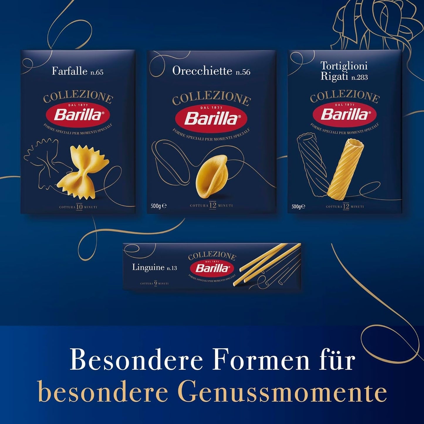 Barilla Collezione Lasagne Pasta van durumtarwe, altijd al dente, 500g