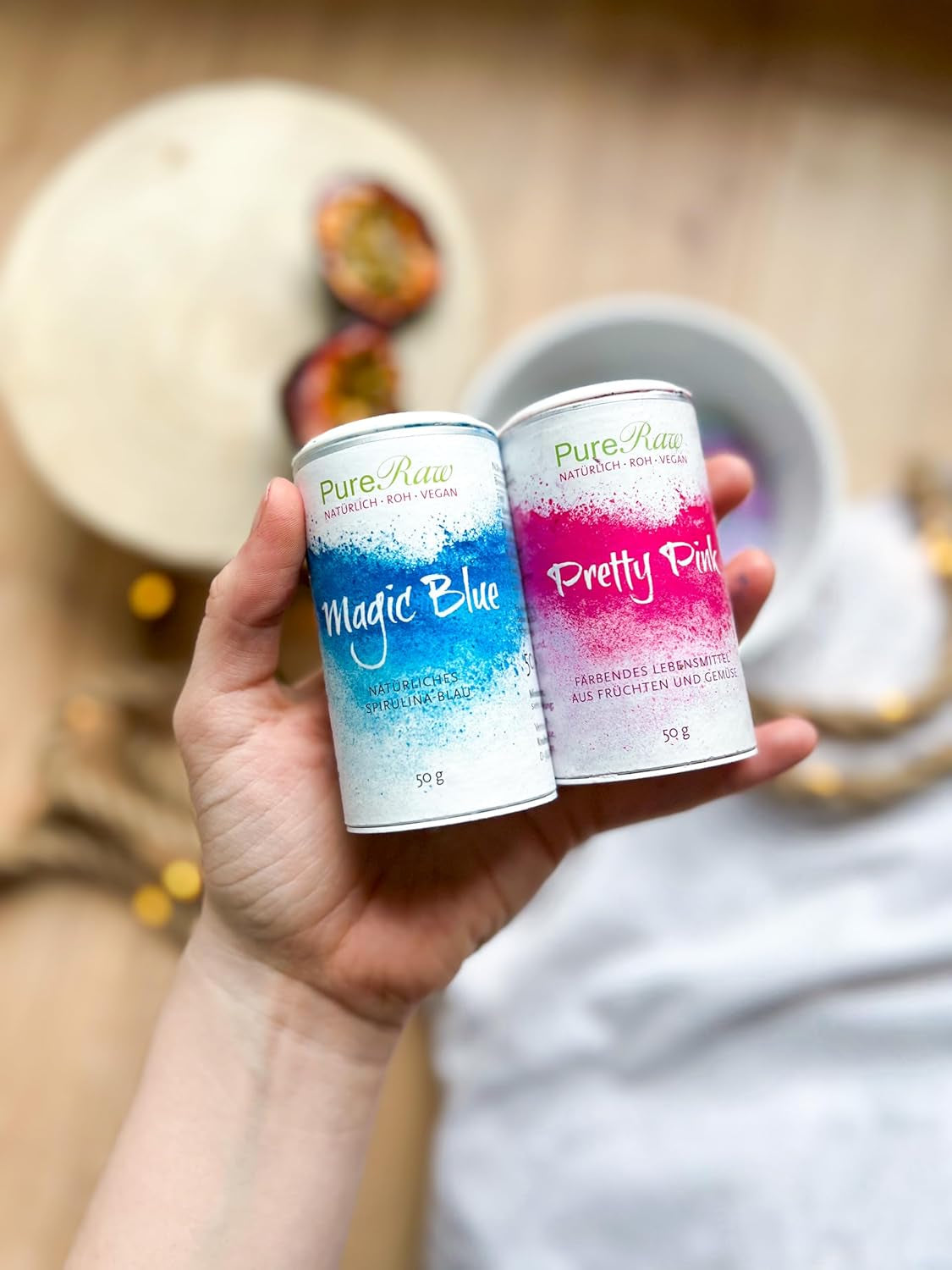 Magic Blue Spirulina Natuurlijke Voedselkleurstof Poeder Blauw (Rauw Veganistisch) Donkerblauw tot Licht Pastelblauw - Phycocyanine Algen Poeder Voedselkleuring - Natuurlijke Voedselkleuring | Pureraw 5G