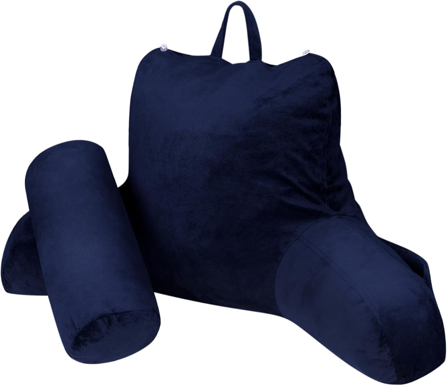 INFANZIA ergonomisch leeskussen met armleuningen, rugsteun, marineblauw