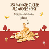 Allos Nutri Biologische Havercrackers | Krokante Volle Havercrackers | Zoeten met honing 6 x 130 g