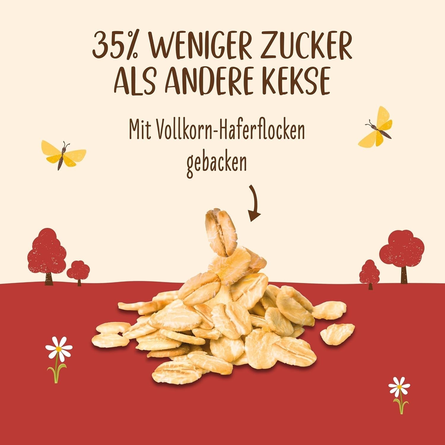 Allos Nutri Biologische Havercrackers | Krokante Volle Havercrackers | Zoeten met honing 6 x 130 g