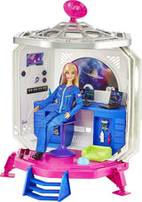 Barbie GXF27 - Ruimtestation Ruimteavontuur, Ruimtepop, Puppy, Werkstation, Ruimtescènes, 20 Accessoires, Cadeauspeelgoed voor kinderen vanaf 3 jaar