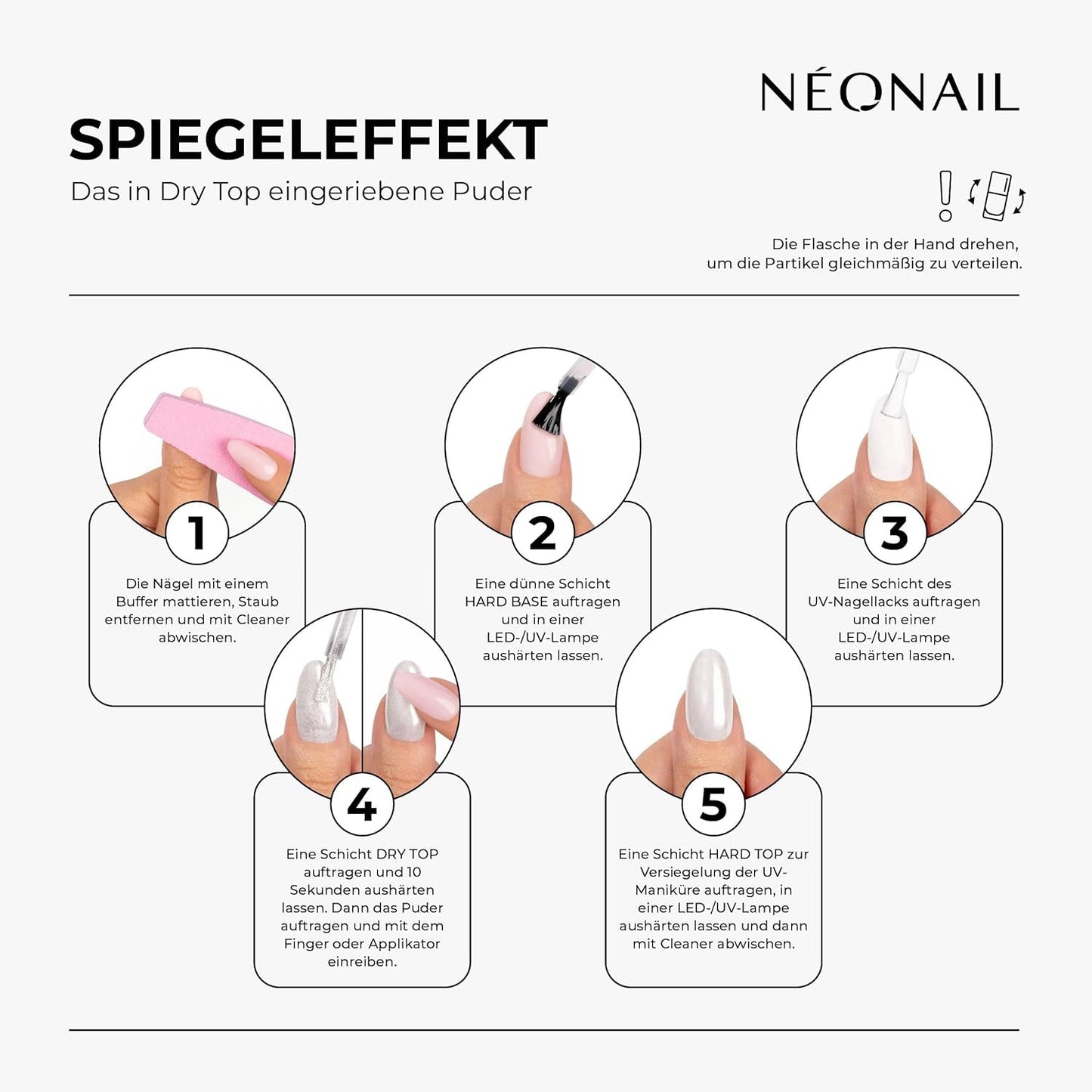 NÉONAIL Vloeibaar nagelpoeder Chameleon 04 - Flüssiger Nagelpuder - Chrome Nagelpoeder - Glitzer Nägel Puder - Nail Art - Nageldesign Zubehör - Glitterpoeder - Chrom Nagelpuder - Grün, Gelb - 6.5 Ml