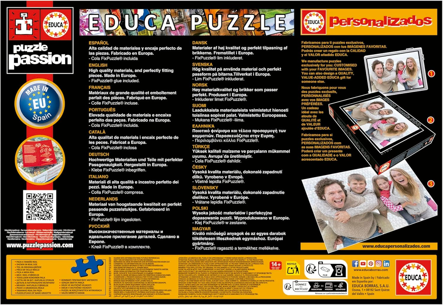 Educa - Puzzel van 1500 stukjes voor volwassenen | De Japanse tuin. Afmetingen: 85 X 60 cm. Inclusief Fixpuzzel puzzellijm. 14 jaar lang (19937) Puzzle Naty Shop