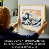 LEGO 31208 Art Hokusai - The Great Wave 3D Japanse wanddecoraties Knutselset Ingelijst oceaancanvas Hobby's voor volwassenen DHI Thuiskantoordecoraties Bouwsets Bestel in LEGO-Store