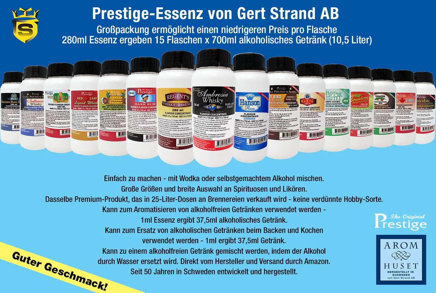 Mentholconcentraat 280 ml Arome Naty Shop