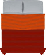 Oranje/roest zomerdekbed van microvezel voor tweepersoonsbed 250 x 250 cm Quilts en dekbedden Naty Shop