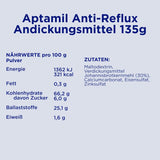 Aptamil Anti-Reflux - Volledige formule vanaf de geboorte Dieetmanagement Braken en oprispingen Babyvoeding Melkpoeder 6 x 135 g