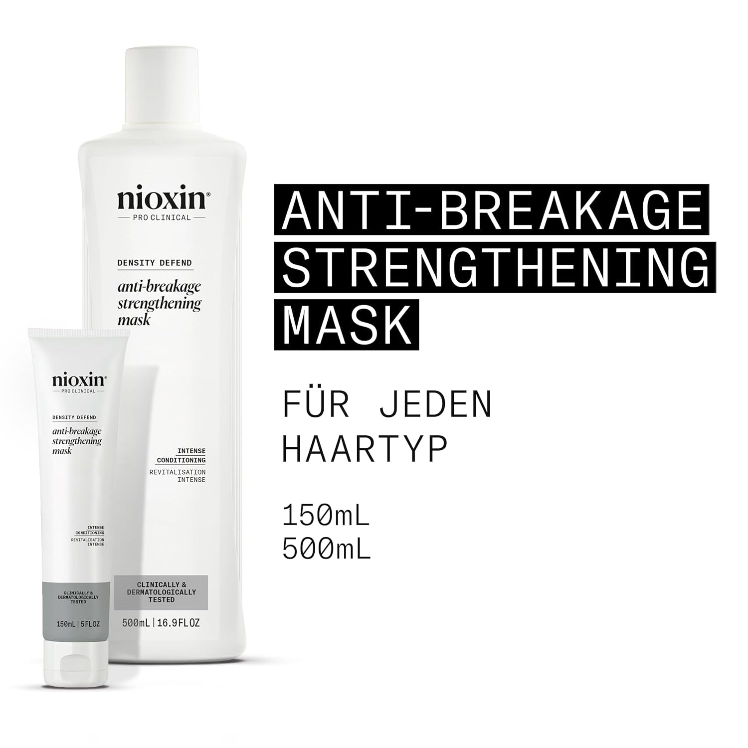 Nioxin Density Defend Anti-Breakage Strengthening Hair Mask - Hydraterend haarmasker tegen haarbreuk, leave-in haarverzorging met vitamine C Haarmasker Naty Shop