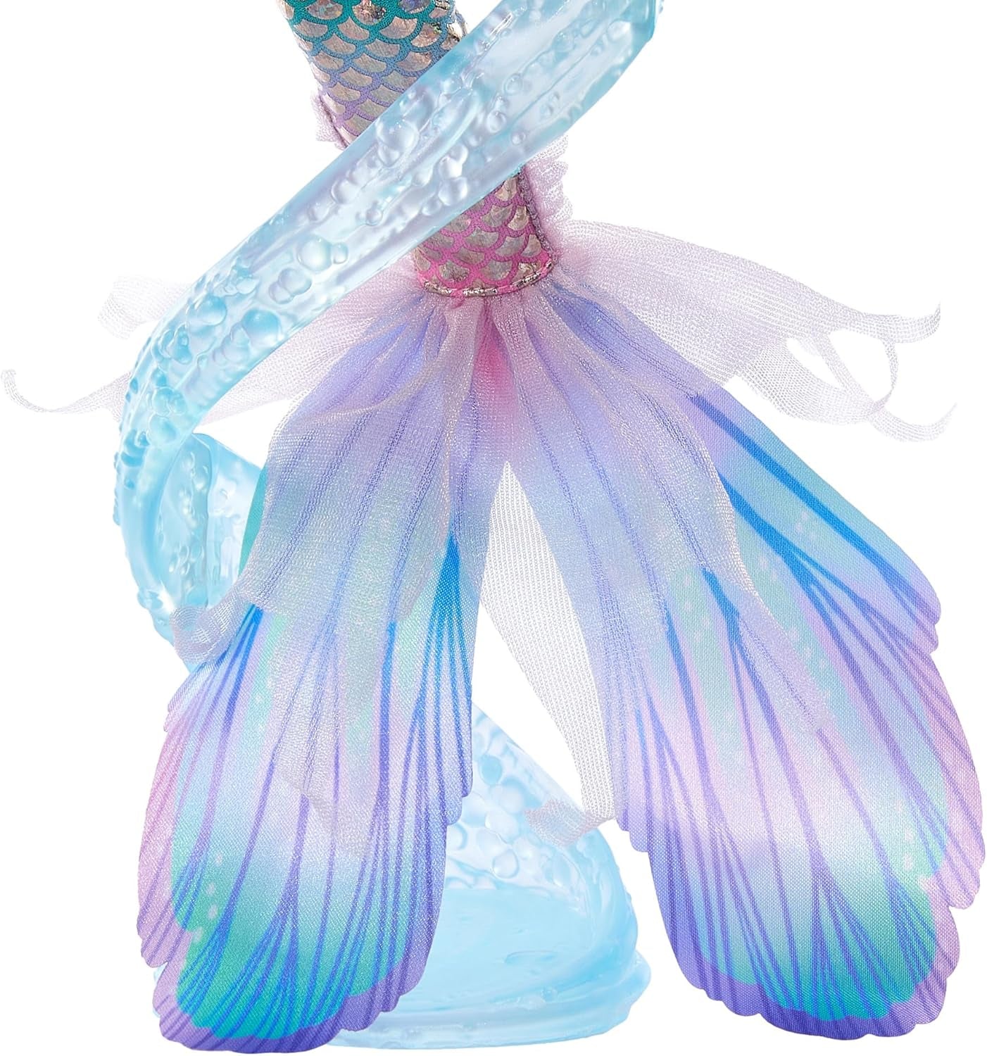 Mattel Disney Ariel de kleine zeemeermin - Deluxe zeemeerminpop met haarkralen en poppenstandaard voor fantasierijk spelen en tentoonstellen, voor kinderen vanaf 3 jaar, HNF42