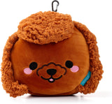 Puckator reiskussen met Relaxeazzz oogmasker - Gigi de poedel - schattige dieren Reiskussens Naty Shop
