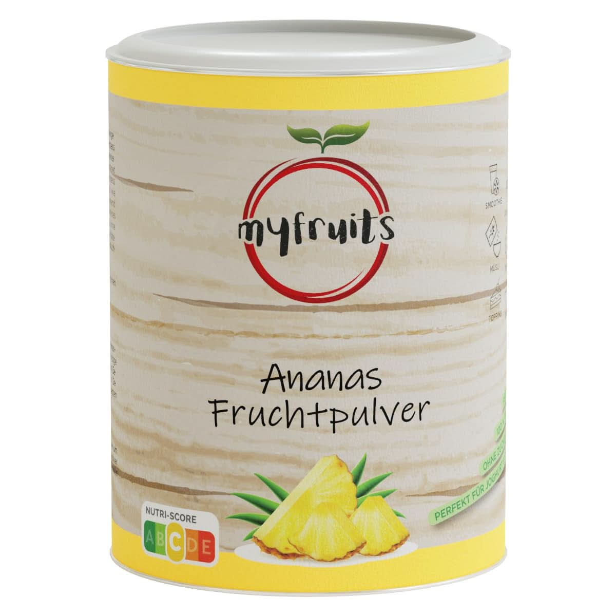 Myfruits ananas fruitpoeder 500 gram Arome Naty Shop