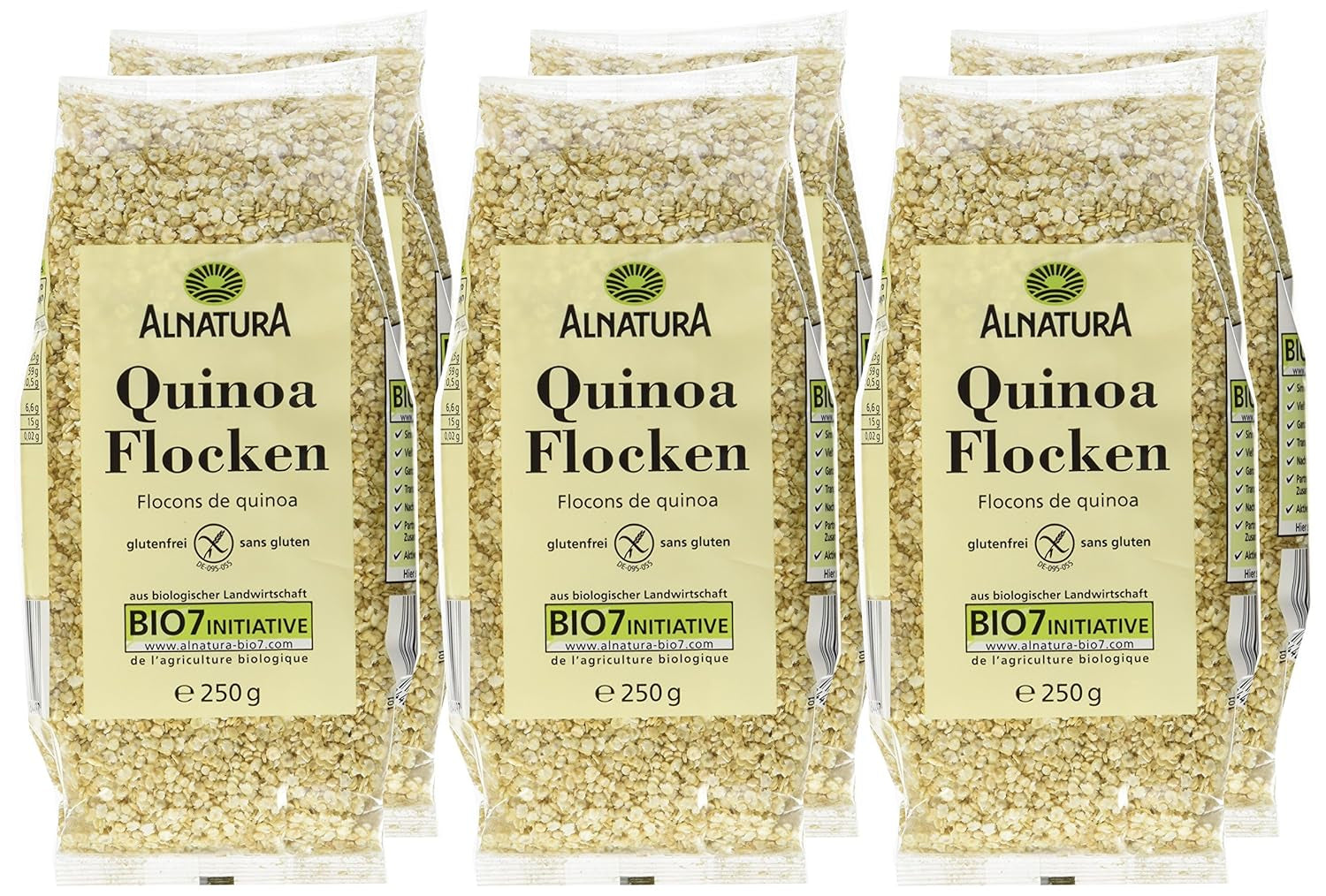 Quinoavlokken, verpakking van 7 (7 x 250 g)