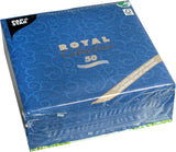Papstar, 50 servetten "ROYAL Collection" 1/4-vouw 40 Cm X 40 Cm champagne "Casali", #84877