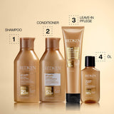 Redken Haarmasker met hyaluronzuur voor droog haar, antikroezen en hittebescherming tot 230°C, geheel zacht vochtherstellende leave-in-masker, 1 x 150 ml Naty Shop haarmasker