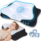 SUPA MODERN Memory Foam Kussen Zijslaper Koelkussen 60X40 Orthopedisch Achterkant Maag Nekpijn Verlichting Kussen Cervicale Orthopedische Kussens Naty Shop Standaard Titel