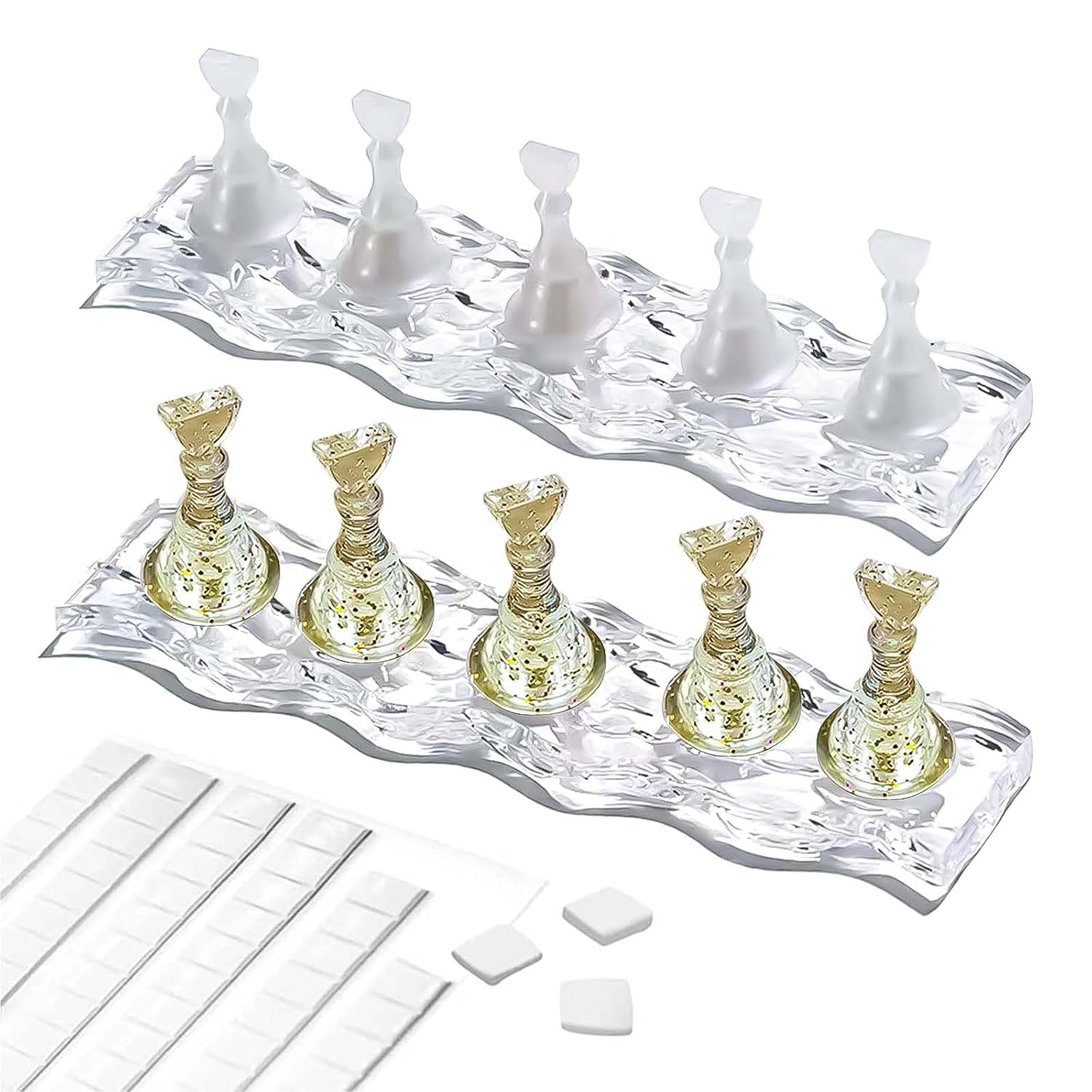 Nageldesignset - Premium trainingshand voor gelnagels, nagelaccessoires en kunstnagelset - Veelzijdige DIY-gelnagelset en nagelkunstaccessoires