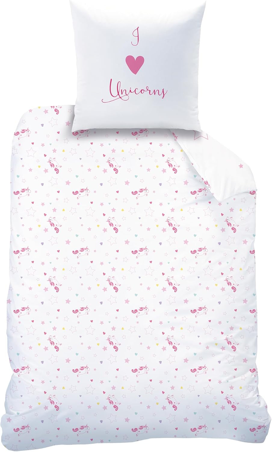 Beddengoed voor meisjes, Eenhoorn, katoen Beddengoed - kinderen Naty Shop