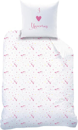 Beddengoed voor meisjes, Eenhoorn, katoen Beddengoed - kinderen Naty Shop