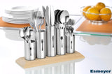 Bestekhouder van roestvrij staal, 1 verpakking, zilver Naty Shop Kitchen