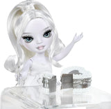 Rainbow High Shadow High Girl's Night Doll - Natasha Zima - 28 cm modepop in grijstinten, wit haar en zilveren outfit met accessoires en kam - Voor verzamelaars en kinderen vanaf 6 jaar