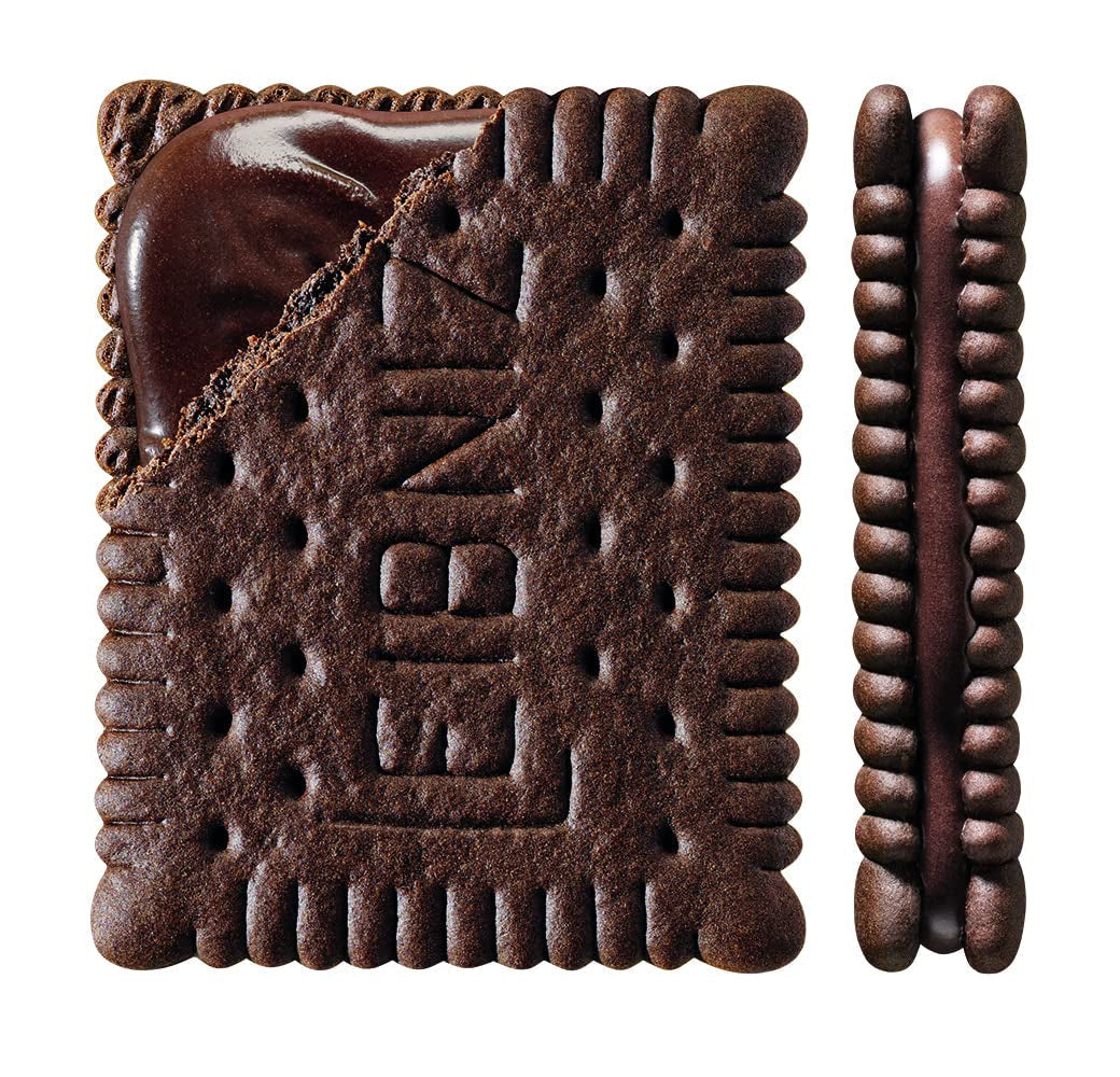 Krokante koekjes met crème van cacao en pure chocolade, 14 stuks, voor opslag of verkoop (14 x 190 g)